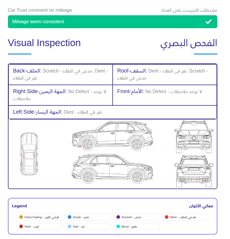 Vehicle Status Summary